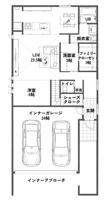 1F間取り